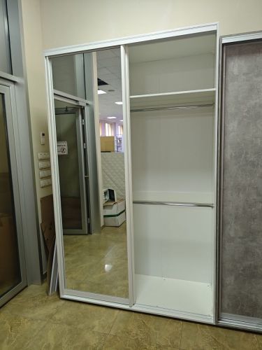 Шкаф-купе 1500х2550х600 (Нимфея альба) с зеркалами
